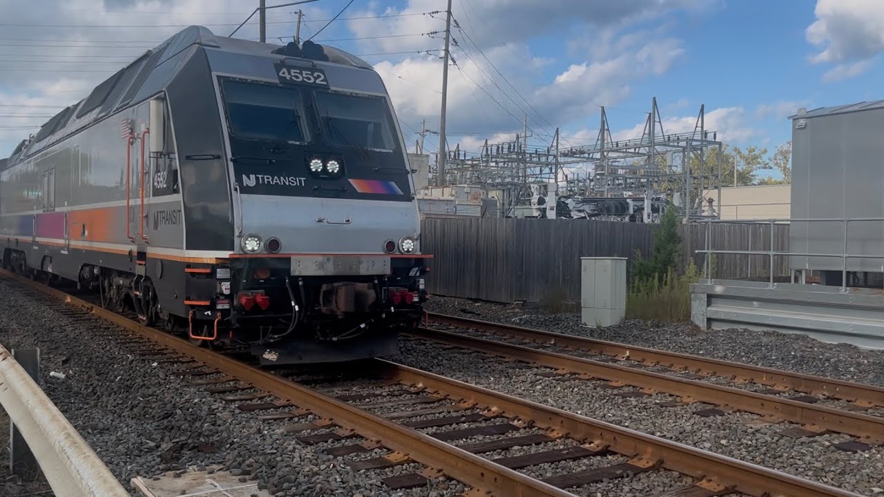 NJ Transit: North Jersey Coast Line Train Moves At The New Jersey Avenue Grade Crossing (09/03/2026)
