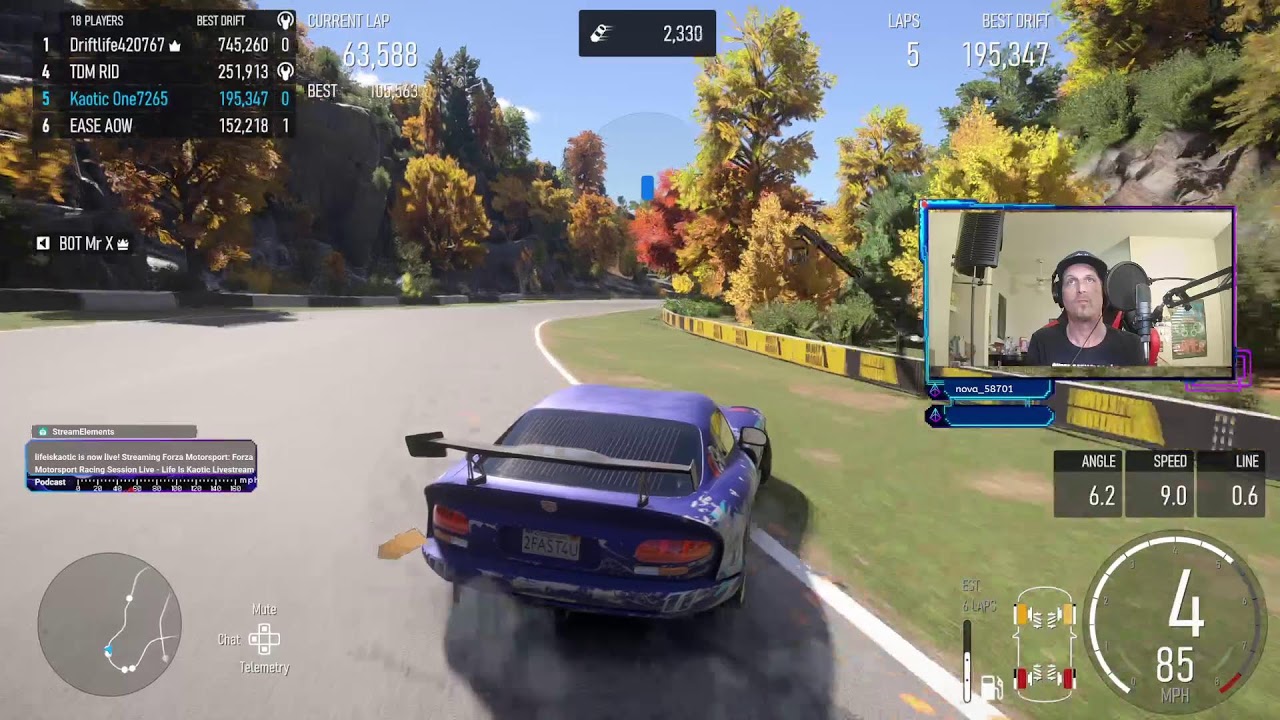 Forza Motorsport Racing Session Live - Life Is Kaotic Livestream Podcast