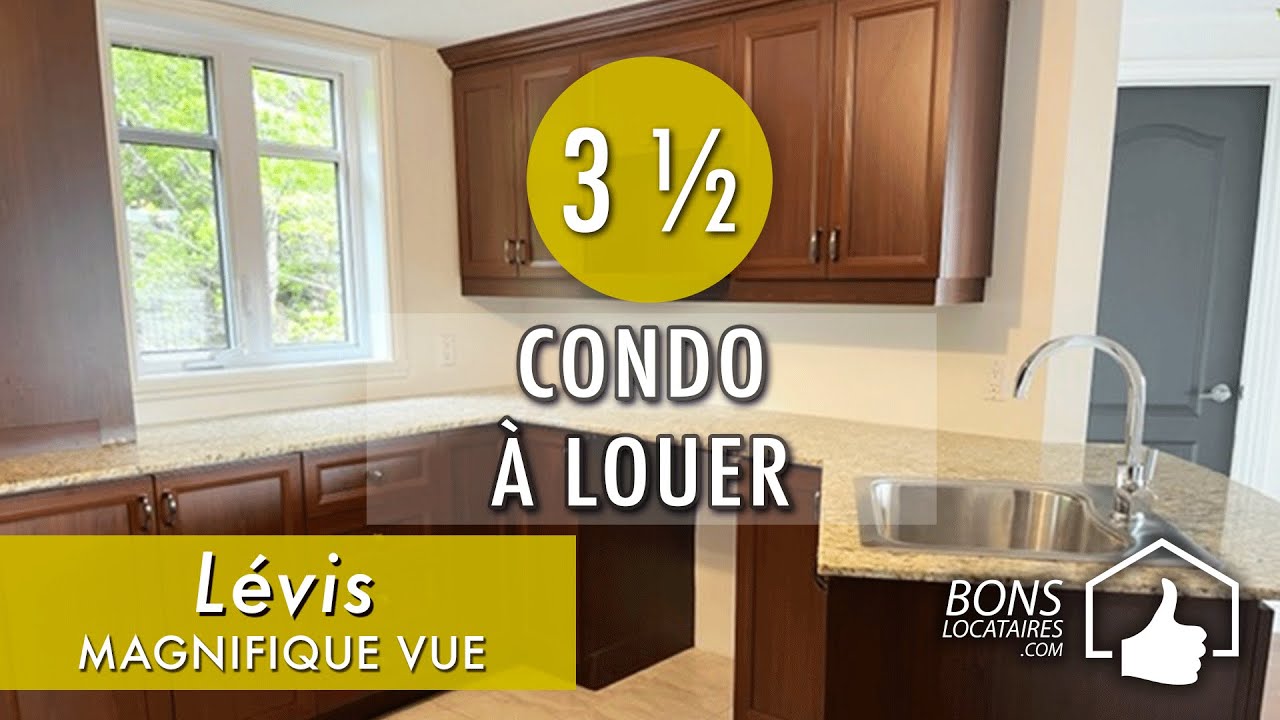 Appartement à louer / Visite virtuelle / Apartment Tour / Lévis 3 ½ (BonsLocataires.com)