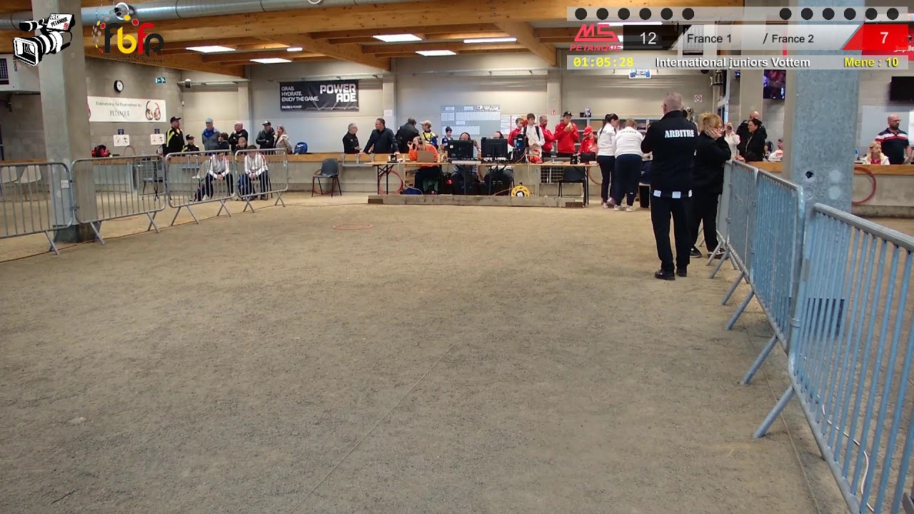 P&eacute;tanque International Juniors Vottem, 1/2 finale