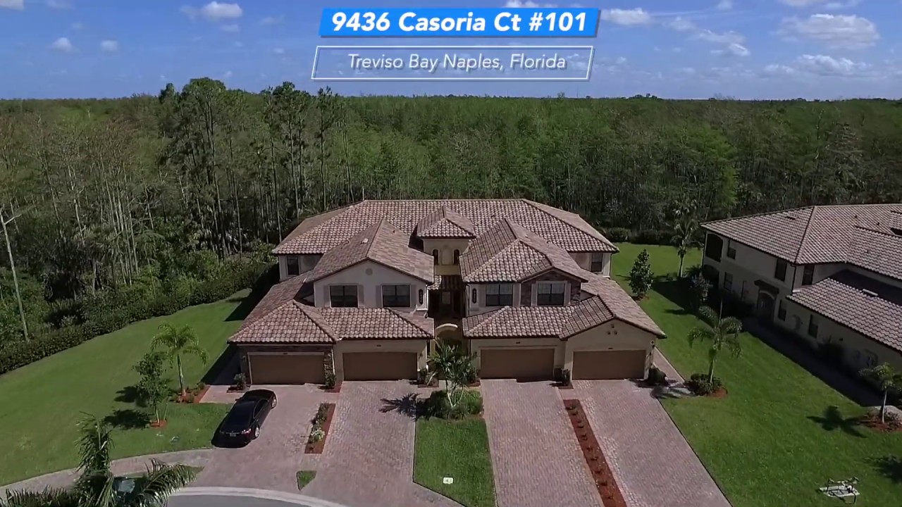 9476 Casoria Ct  #101 Treviso Bay Non Golf Coach Home ONLY $375,000!!