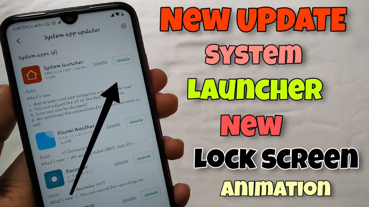 NEW UPDATE - System Launcher New Lock Screen Animation | All Xiaomi Devices | Miui 11