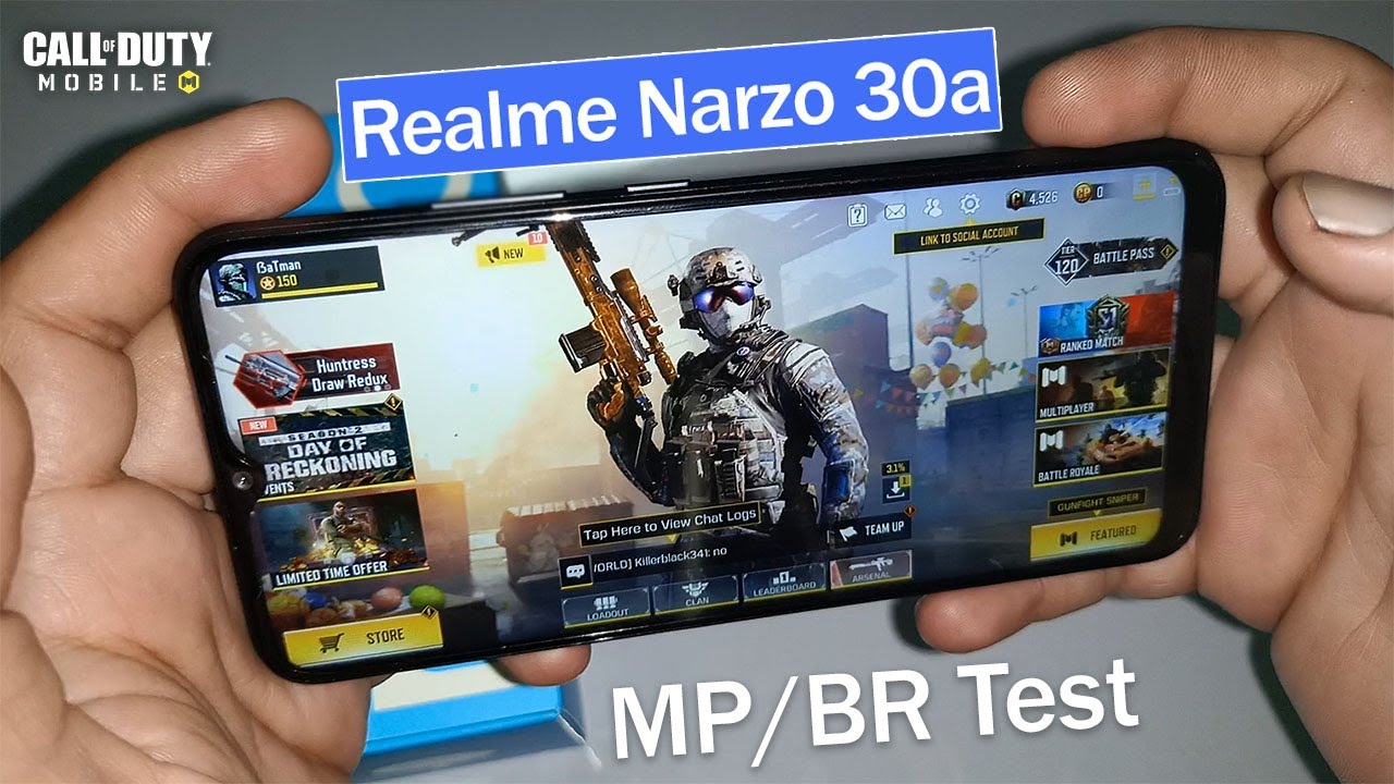 Realme Narzo 30a Gaming Review | Call Of Duty Mobile Complete Test