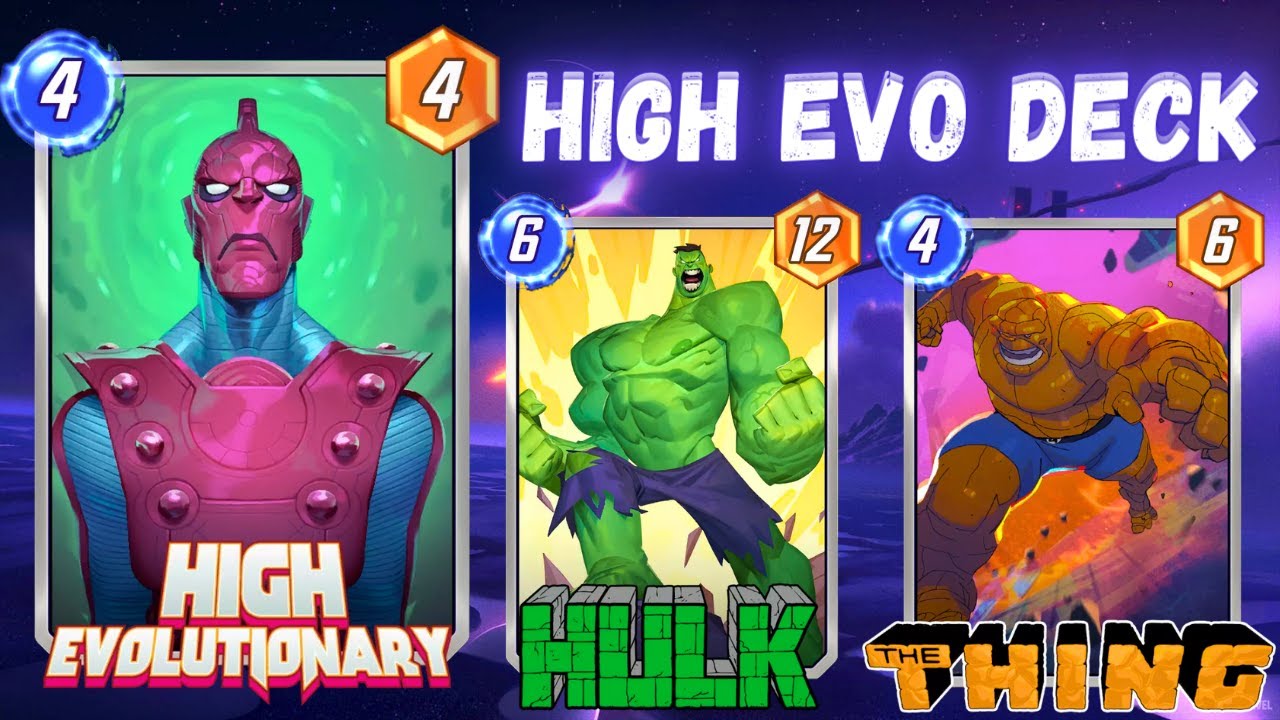 Pure High Evolutionary Deck Insane Win Rate Marvel Snap