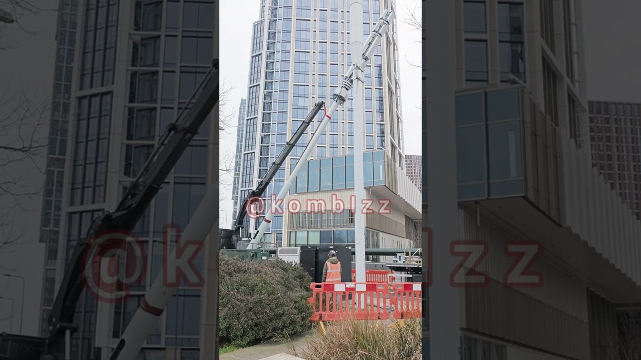 Erecting a tall Telecommunication mast