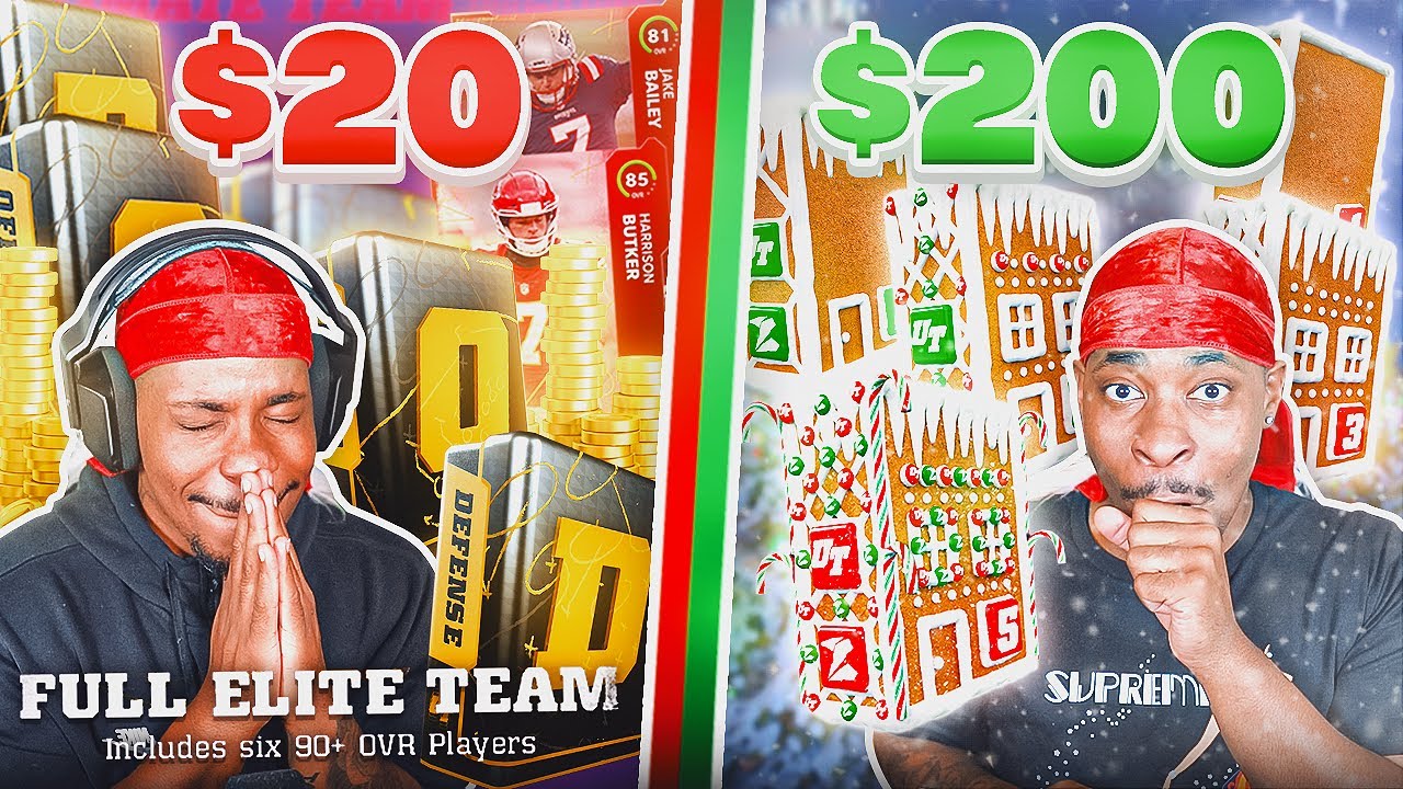 A $20 vs $200 Pack And Play! .. Madden 22