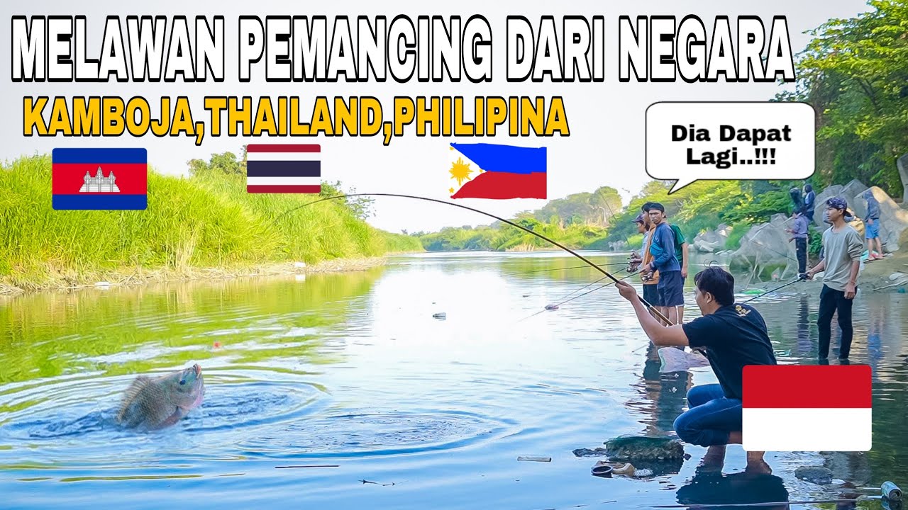 Satu Orang Indonesia Melawan Pemancing Dari Negara Kamboja thailand Dan Philipina