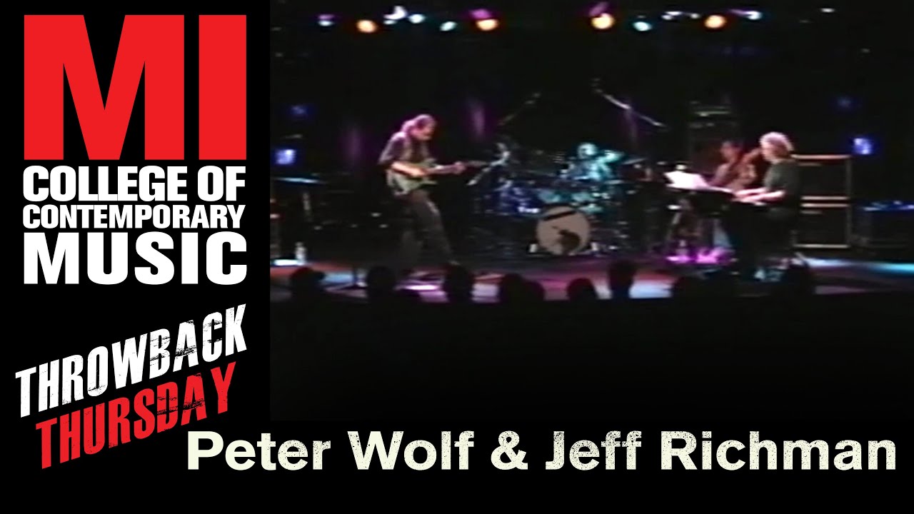 Peter Wolf & Jeff Richman Throwback Thursday From the MI Vault