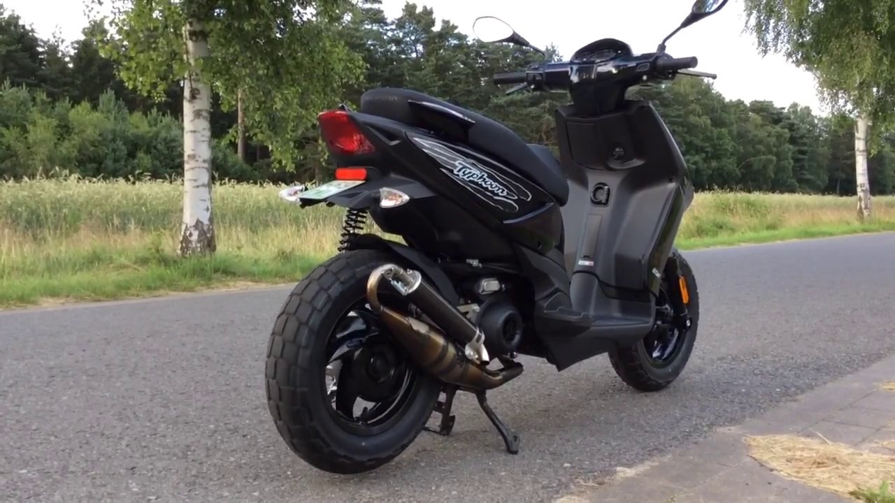 Piaggio Typhoon 50 + Yasuni R (nur Standgas)