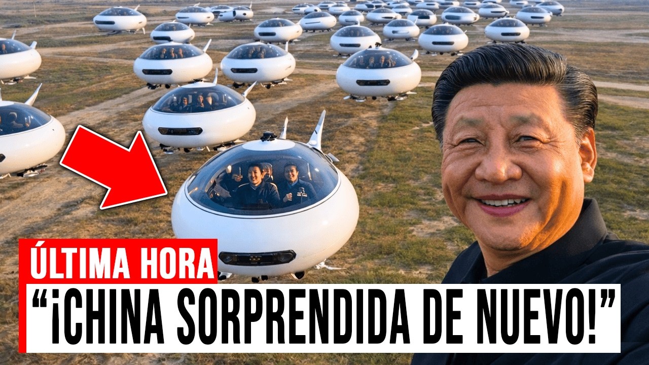 ¡China lanza el primer coche volador del mundo y deja a EE.UU. en shock!