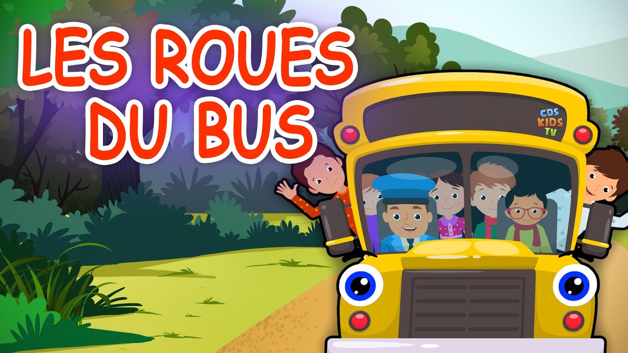 Les Roues de L'Autobus (Wheels on the Bus) | French Nursery Rhymes | CDS T&eacute;l&eacute; Enfants