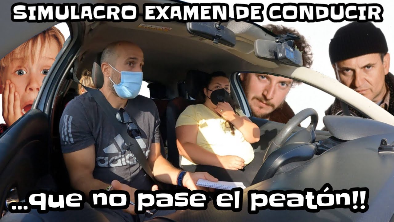 LOS PEATONES CUANDO LES TOQUE 🏃🏃 SIMULACRO EXAMEN CONDUCIR