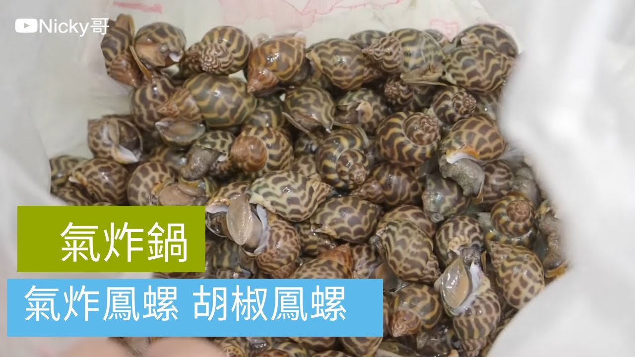 【氣炸鍋】氣炸鳳螺 胡椒風螺 阿順師胡椒粉 氣炸鍋出好菜 懶人料理 飛利浦 科帥 安晴 鍋寶 Taiwanese Pepper Phoenix snail  Air fryer 開箱 unbox