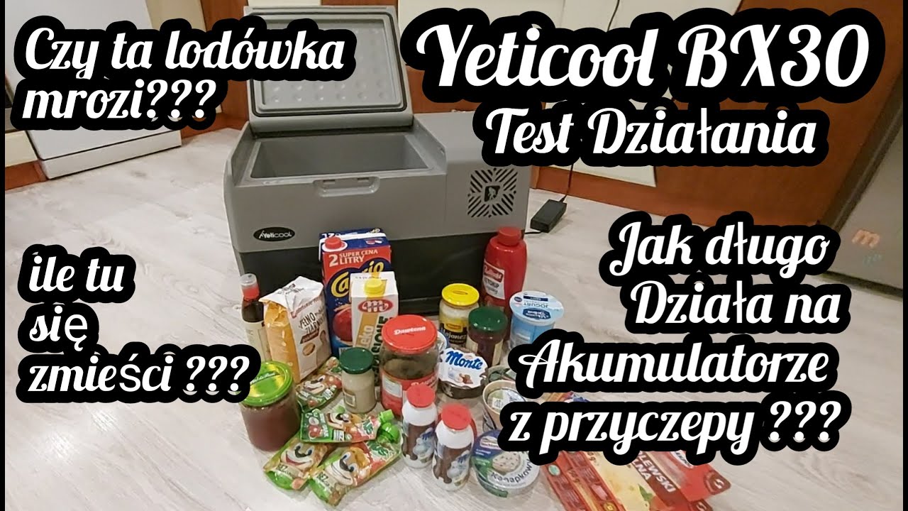 #77 Lodowka Yeticool BX 30 Test !!! Czy ta Chłodziarka Mrozi ??? Ile Czasu Pracuje na Akumulatorze ?