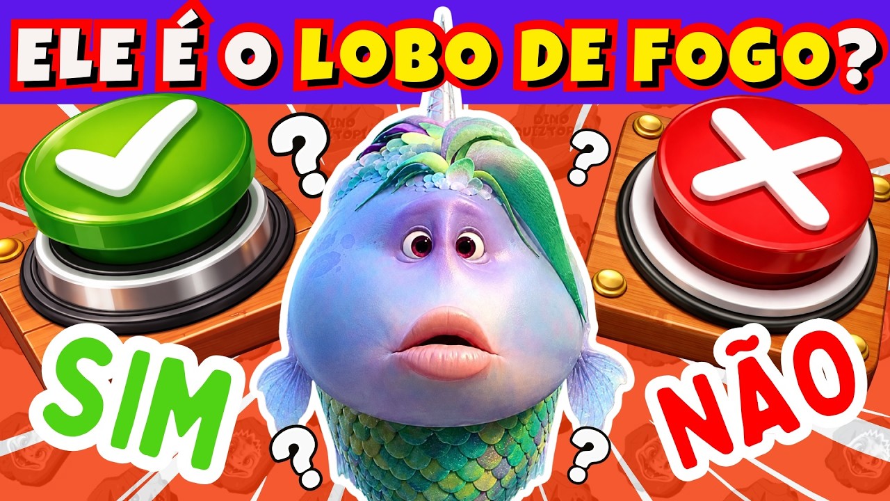 🎬 FILME: COMO M&Aacute;GICA 🔊🦜MEGA DESAFIOS  🤔Ollie🤎Ivy💚Boogle🔥Lobo de Fogo🔥#dinoquiztopia