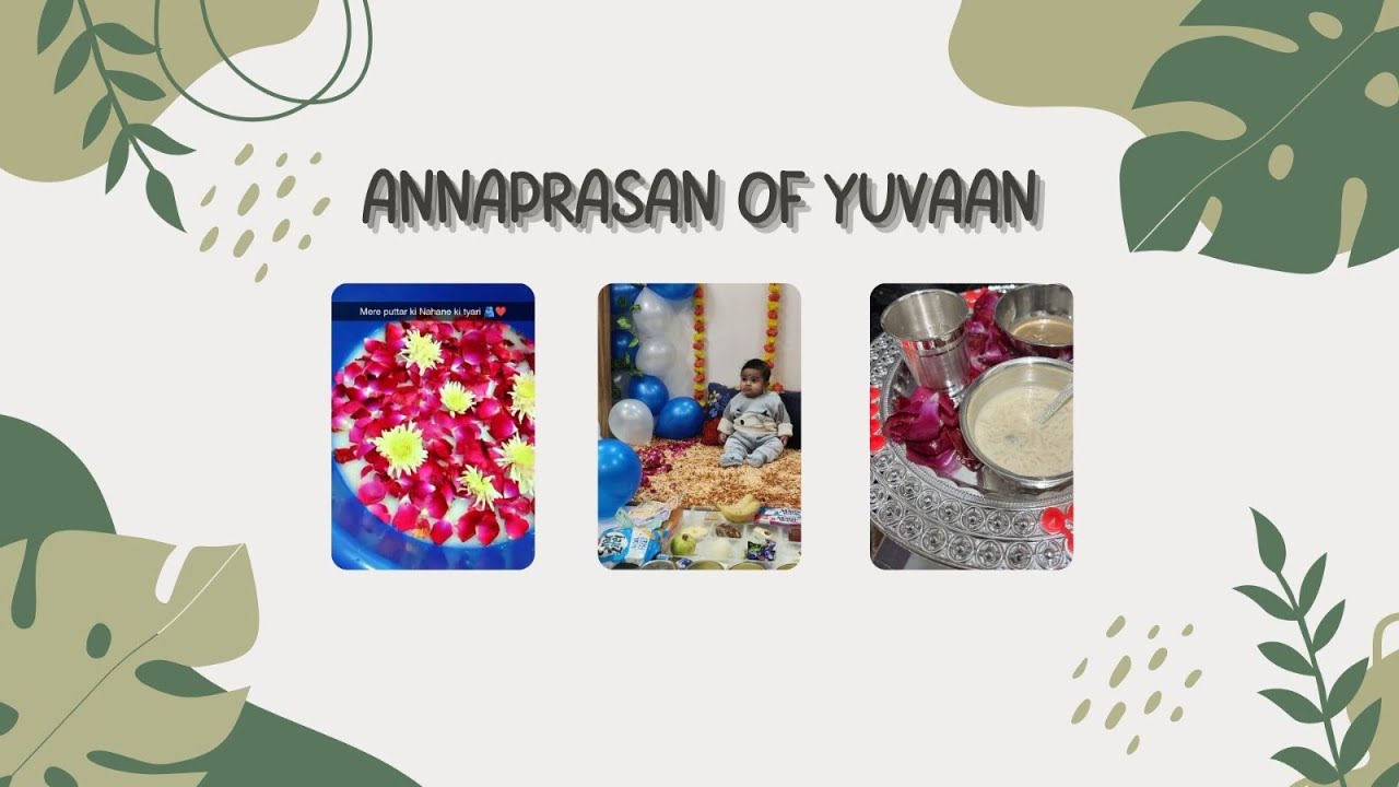 Annaprasan of Yuvaan ll #palaksvlog ll #annaprashan #riceceremony #solidstarts #6monthsbaby #6months
