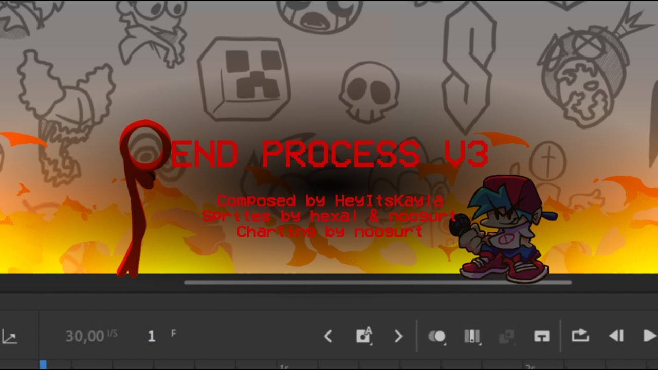 END PROCESS V3 PLAYABLE | FNF: Computerized Conflict V2