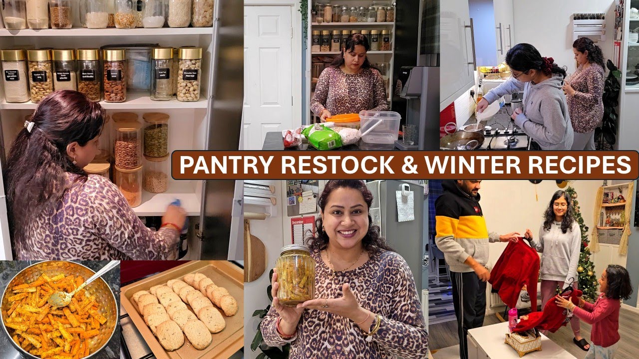 Efficient Winter Evening Routine - Pantry Restock, Winter Special Pickle & Baking Jeera Cookies