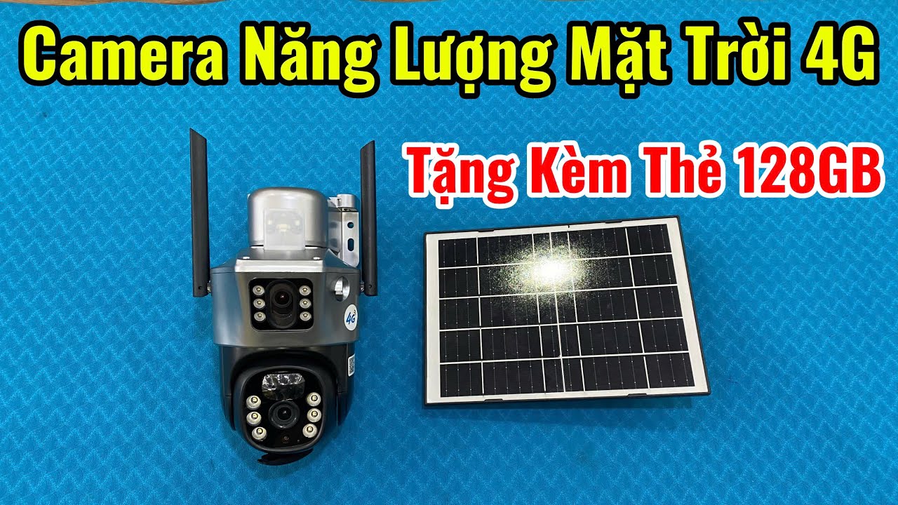 Camera 2 Mắt Năng Lượng Mặt Trời – Quan Sát Toàn Diện, KHÔNG CẦN ĐIỆN, KHÔNG Lo Mất Hình