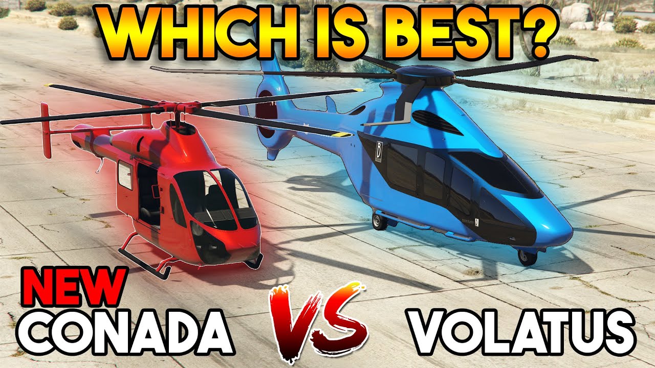 GTA 5 ONLINE : NEW CONADA VS VOLATUS (WHICH IS BEST?)
