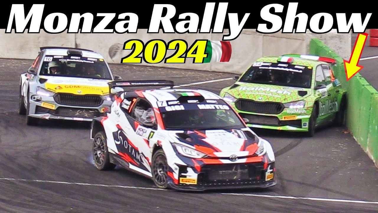 Monza Rally Show 2024 - Sabato/Saturday Highlights - Max Attack, Top Speed, Flat-Out & Close-Calls!