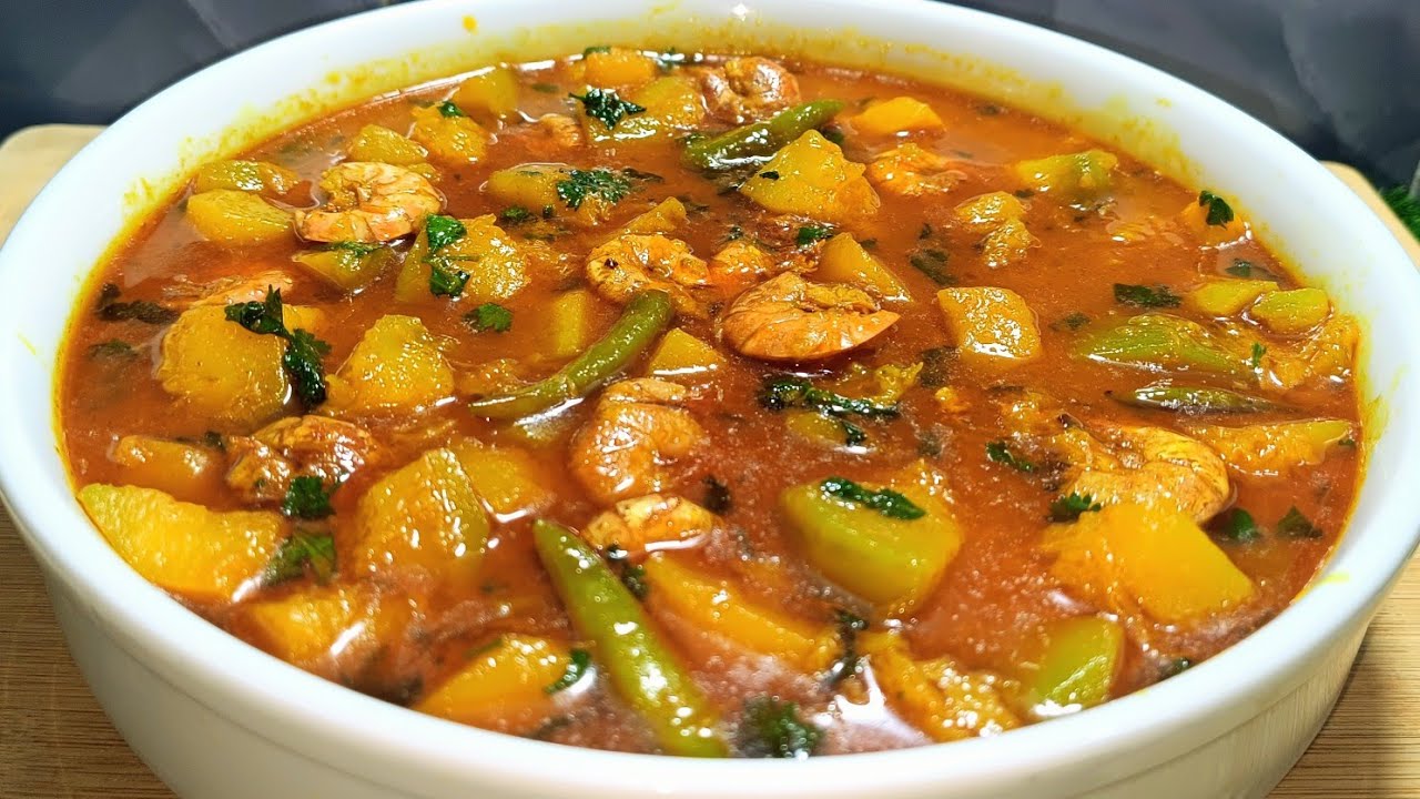 মিষ্টি কুমড়া দিয়ে চিংড়ি মাছ রান্না|Yummy Shrimp with pumpkin curry recipe|গ্ৰামীন স্বাদের রেসিপি|