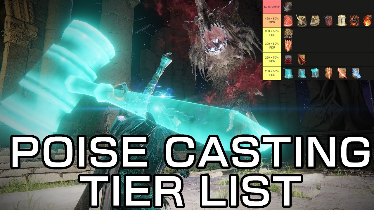 [ELDEN RING] Casting Poise Tier List