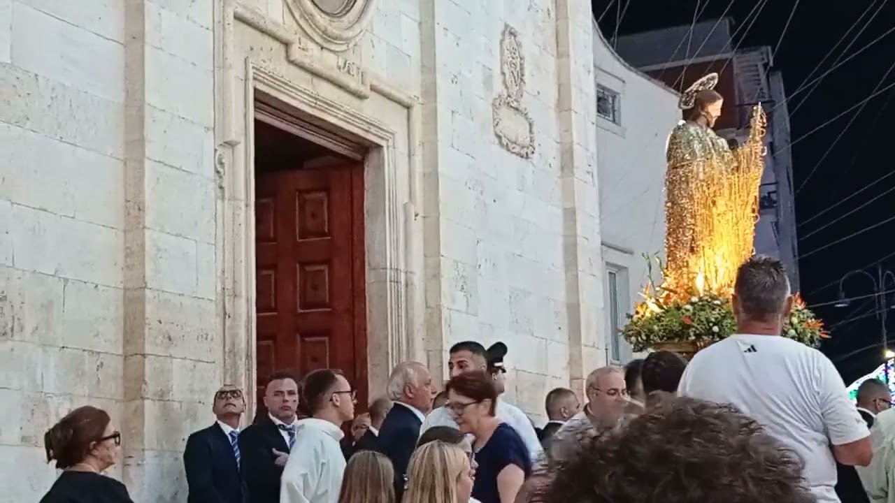 San Rocco in Piazza A. Moro, processione serale 14/09/2025 - Casamassima 