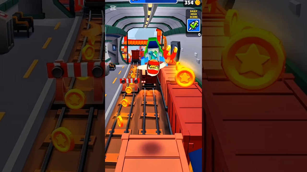 Безумный геймплей Subway Surfers 🔥 #игры #subwaysurfers #shorts32