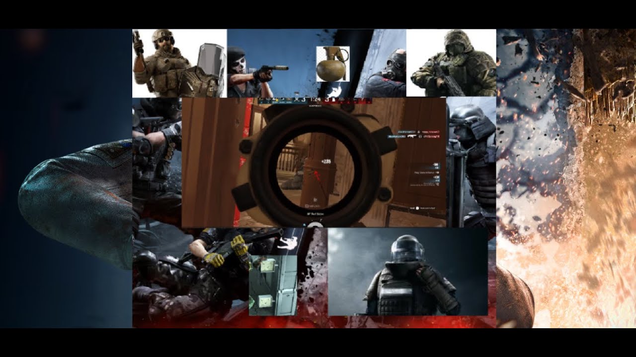 R6 CLUTCH Kills & Games (Blackbeard, Kapkan, Rook, grenades, & more)