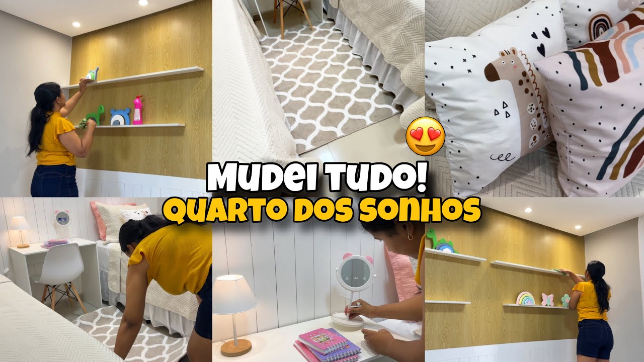 MUDEI TUDO! 😱 | NOVA DECORAÇÃO | FAXINA e DECORAÇÃO CLEAN no QUARTO INFANTIL | QUARTO DOS SONHOS ✨ 