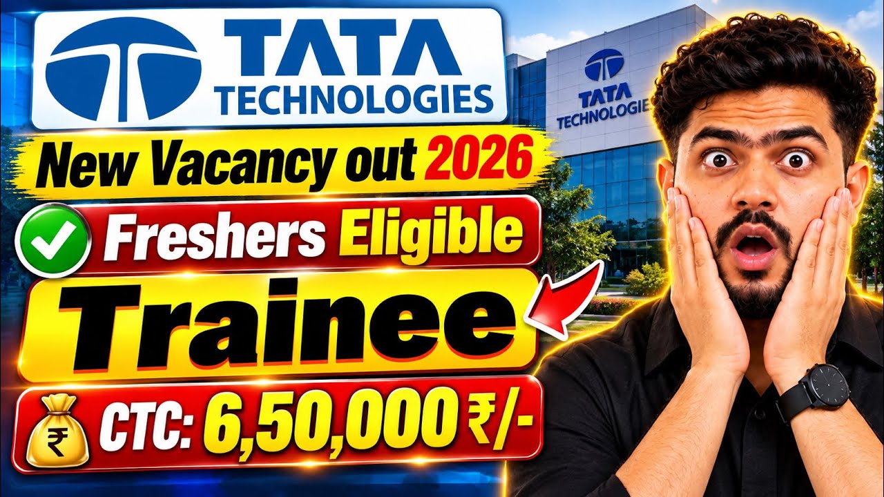 Tata Recruitment 2026 | Freshers | CTC: 6,40,000 | Tata Jobs 2026 | Tata Vacancy 2026 | Latest Jobs