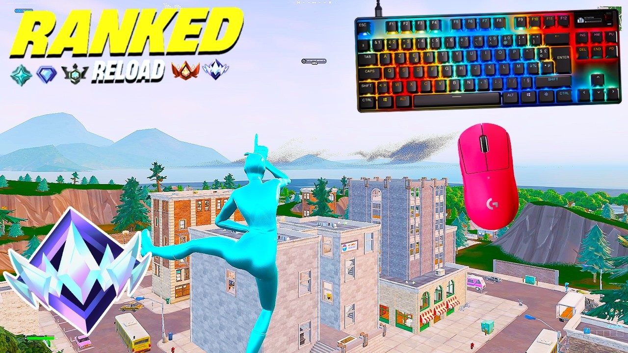 SteelSeries Apex Pro TKL ASMR 😴 Fortnite OG Ranked Reload 🏆Satisfying Keyboard Fortnite 540 FPS 4K