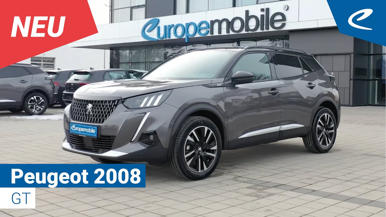 Peugeot 2008 GT Pack Pure Tech 130 EAT8 S&S NAVI, VOLL-LED, VIRTUAL, SHZ, P. ASSIST, UVM.