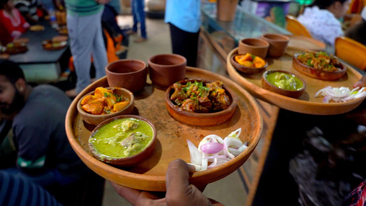 Best Ghee Mutton served in Clay Utensils || Galaxy Hotel || Best Indian Non-veg Food