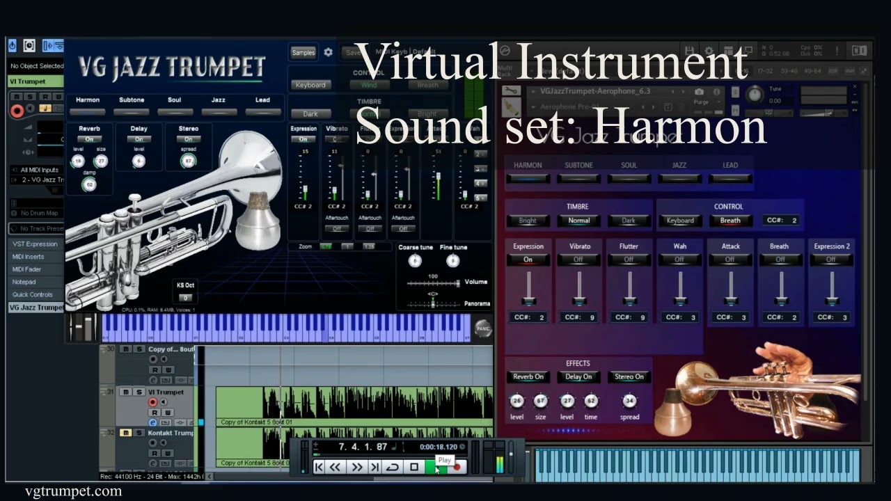 VG Jazz Trumpet: Virtual Instrument vs Kontakt Library &ndash; Sound Comparison
