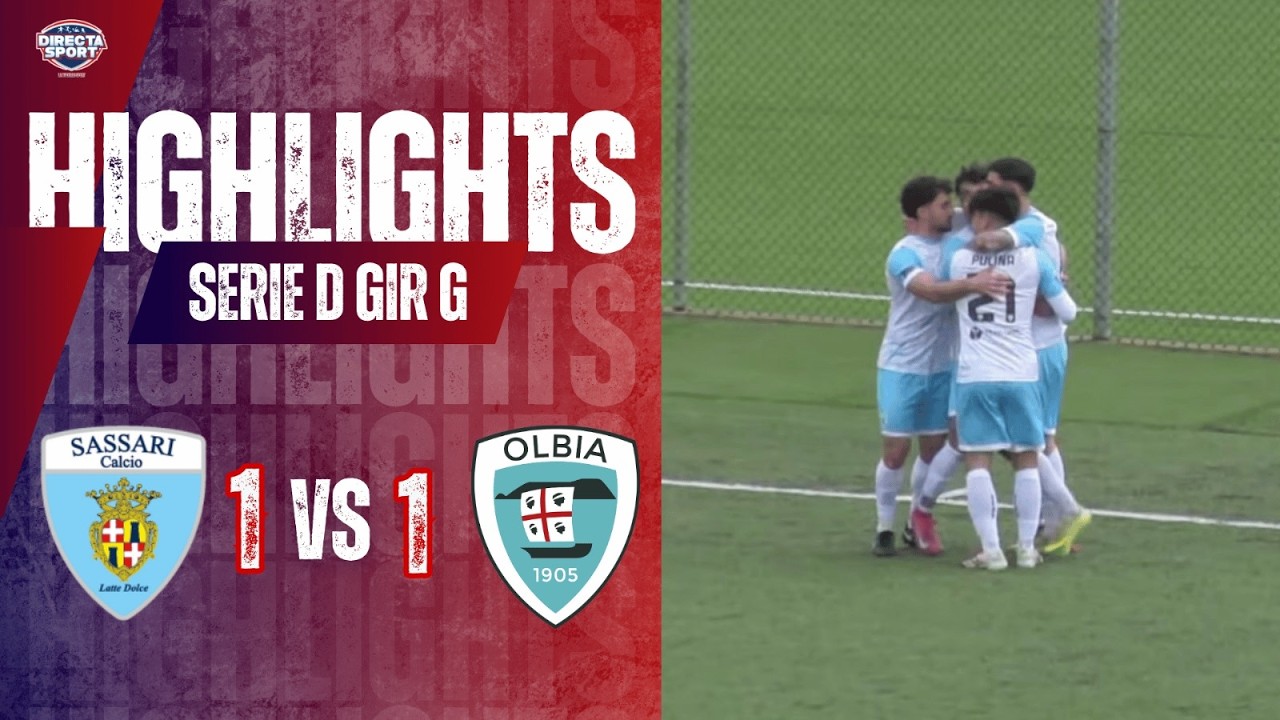 Serie D, Girone G: Sassari Calcio Latte Dolce - Olbia (highlights)