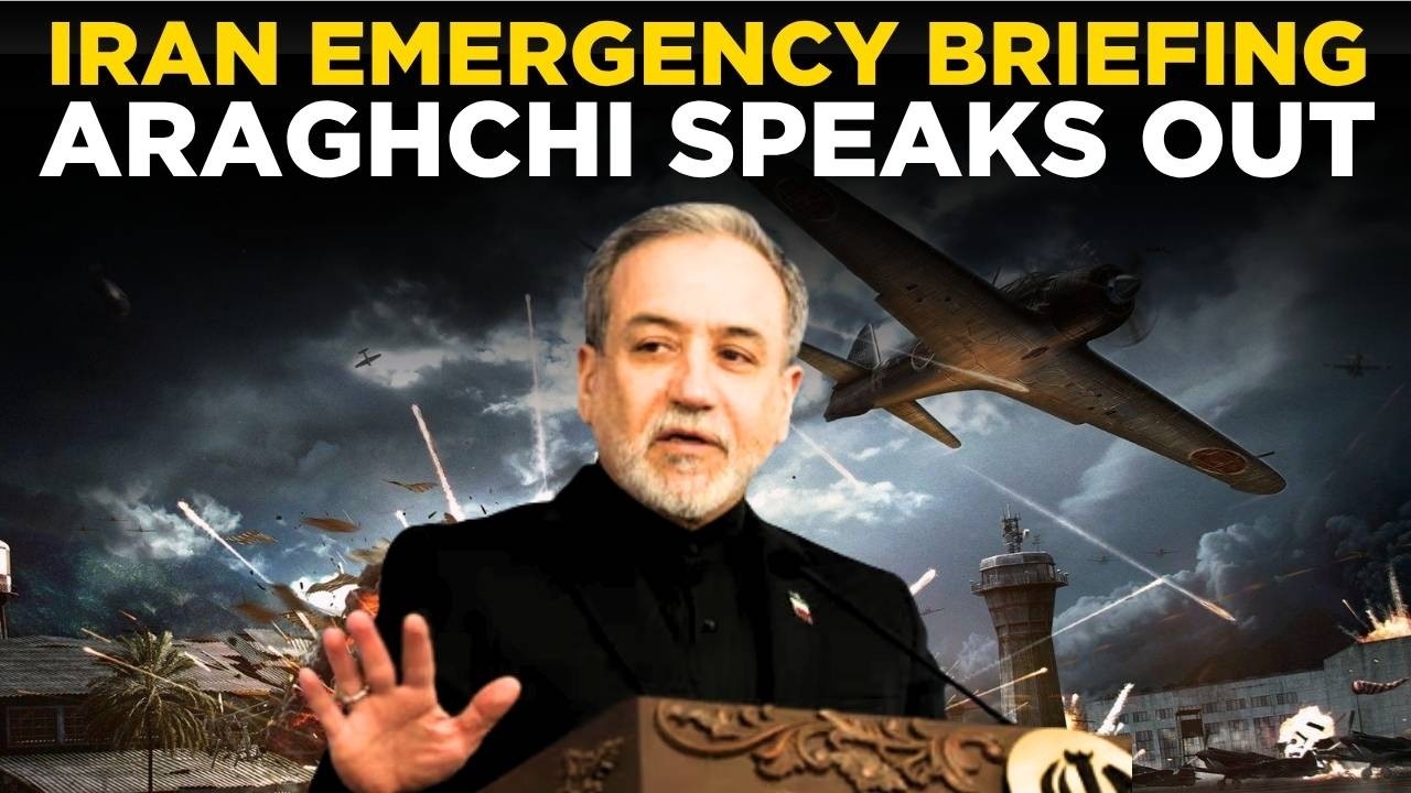 LIVE: Iran FM Abbas Araghchi Delivers Explosive Briefing After Attacks on US Bases Across the Gulf
