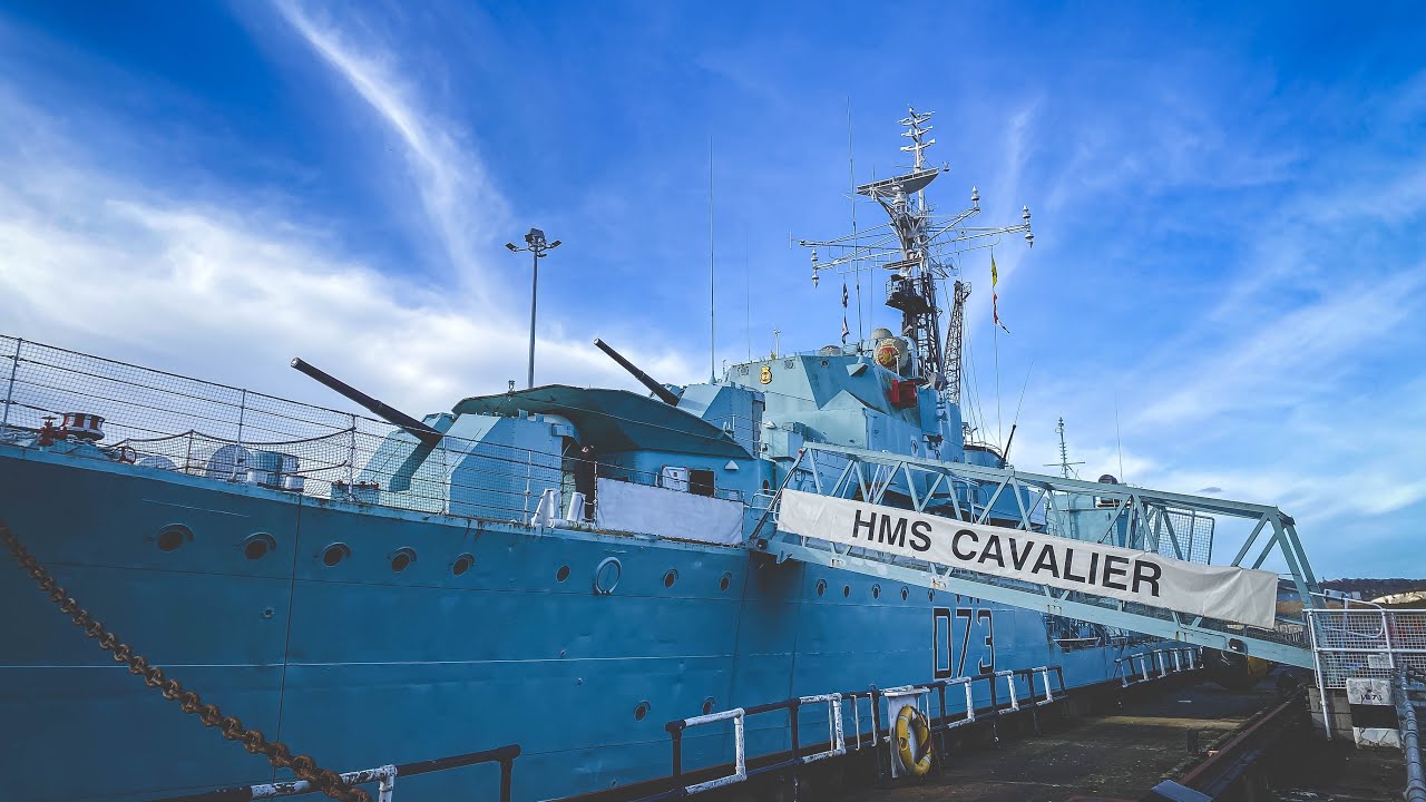 HMS Cavalier - Chatham Historic Dockyard - Quick Walk-Through Tour