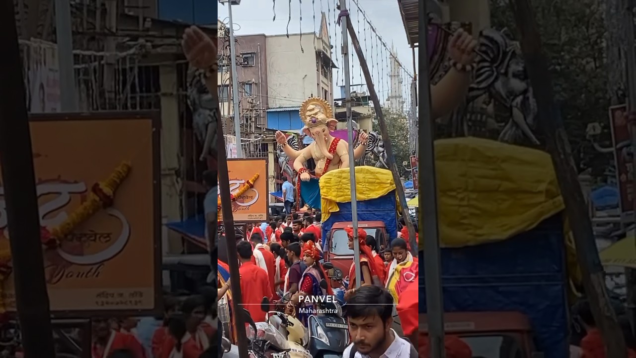 Mirchi gallicha raja agman #panvel #ganpati2023 #aagmansohla #smpvlogs #shortsindia #subscribe