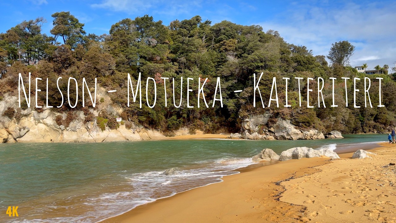 Driving Nelson - Motueka - Kateriteri 2024 4K | Rainy Day | Abel Tasman South Island New Zealand