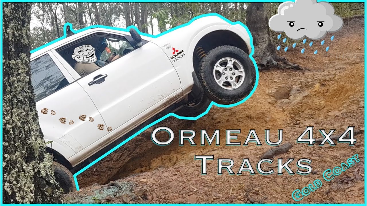 Pajero tackles Wet n Muddy Ormeau 4X4 Tracks - Gold Coast