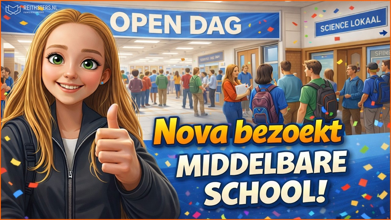 EEN DAG UIT ONS LEVEN #30 - MIDDELBARE SCHOLEN BEZOEKEN VOOR NOVA - VLOG #765