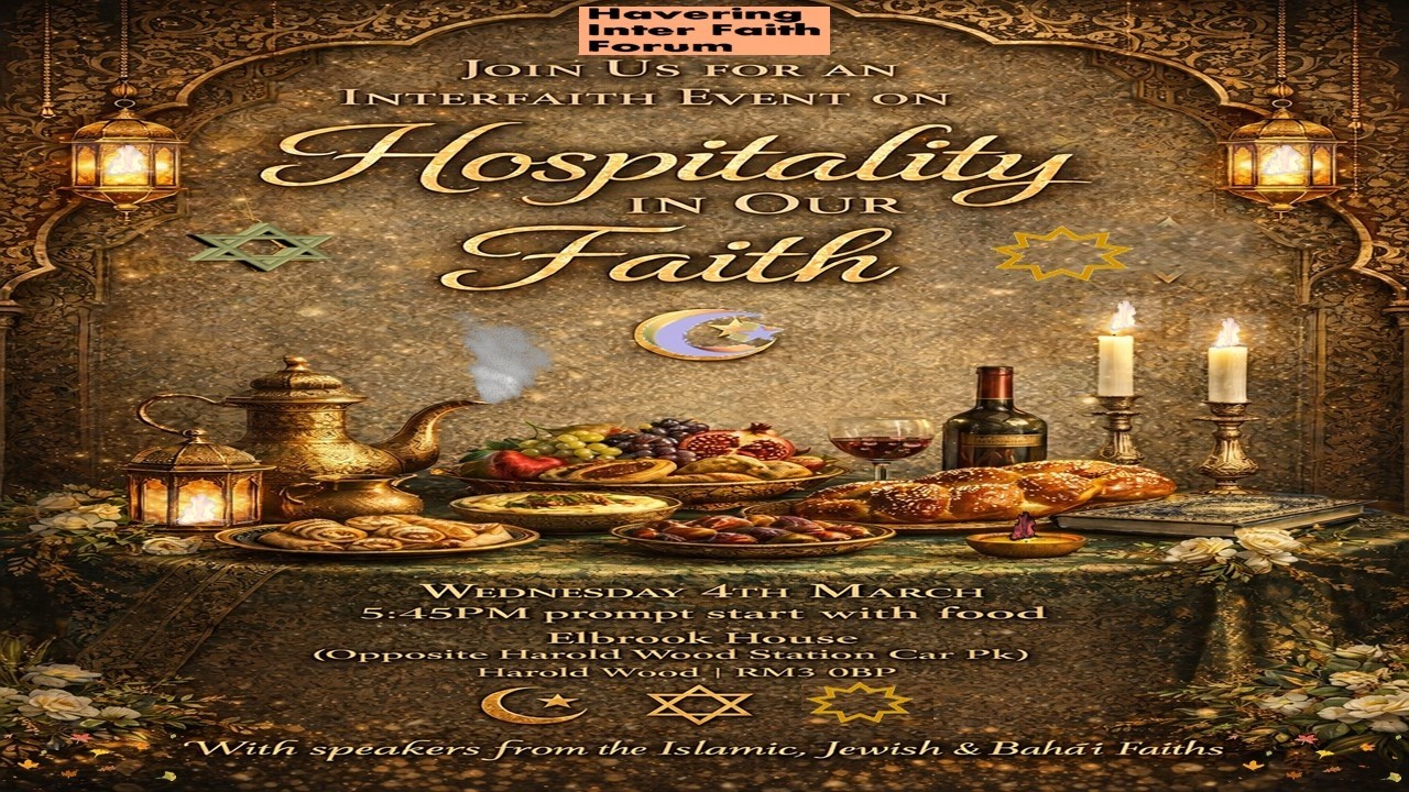 Hospitality In Our Faith_Interfaith discussion from Islam, Christian, Jewish, Bahai & Hindu Faiths