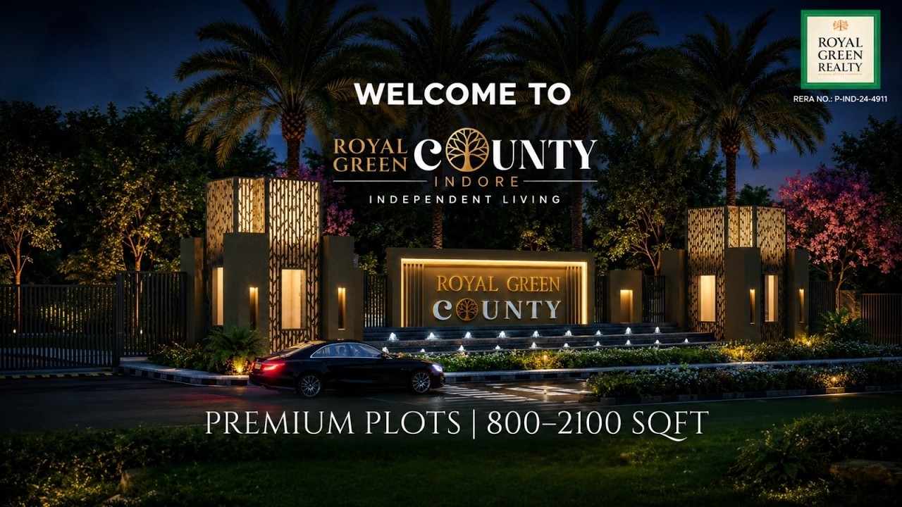Luxury Living Begins Here | Royal Green County Indore Plot Project
