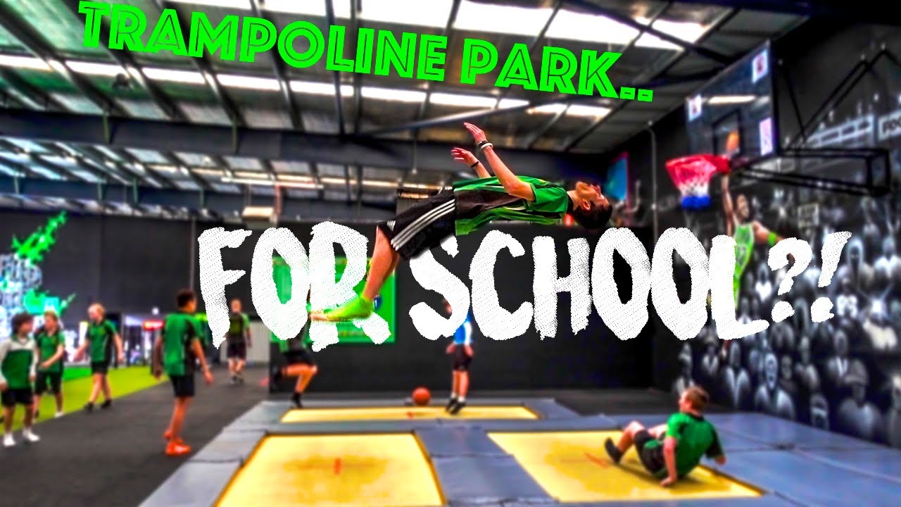 WENT TO A TRAMPOLINE PARK FOR SCHOOL!