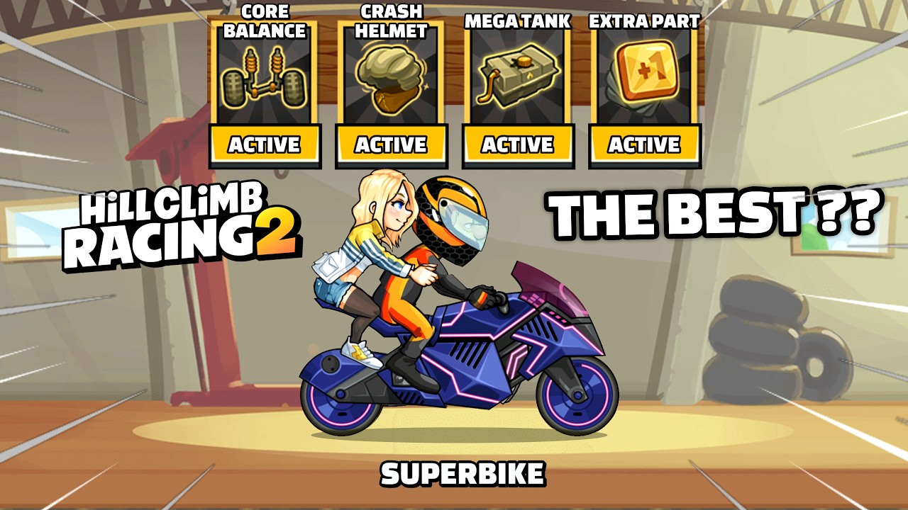 HILL CLIMB RACING 2 - NEW SUPERBIKE MASTERY UNLOCKED
