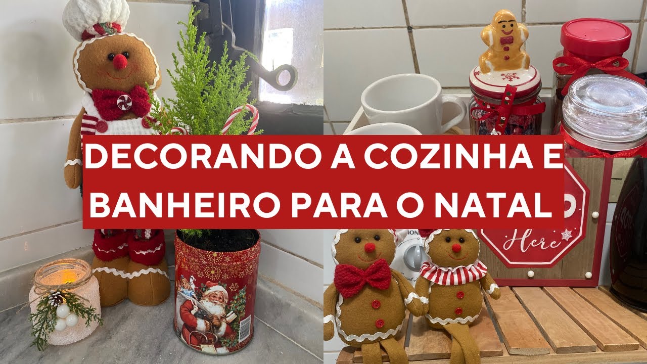 DECORANDO A COZINHA PARA O NATAL 🎄