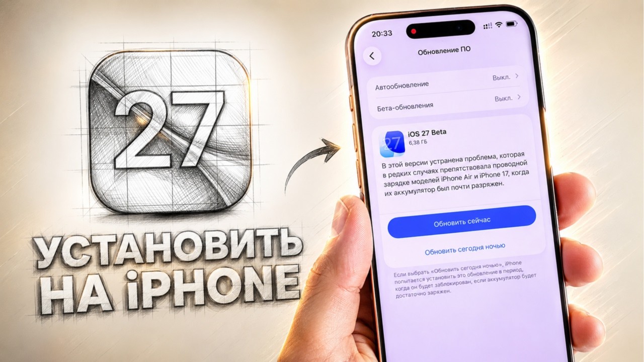 Как установить iOS 27 Beta на любой iPhone? Все способы установки iOS 27
