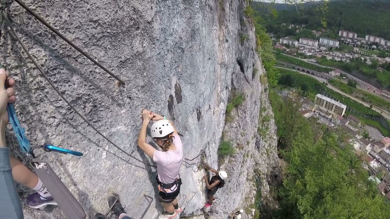 Via Ferrata de Morez dans le Jura avec Eskal&eacute;o